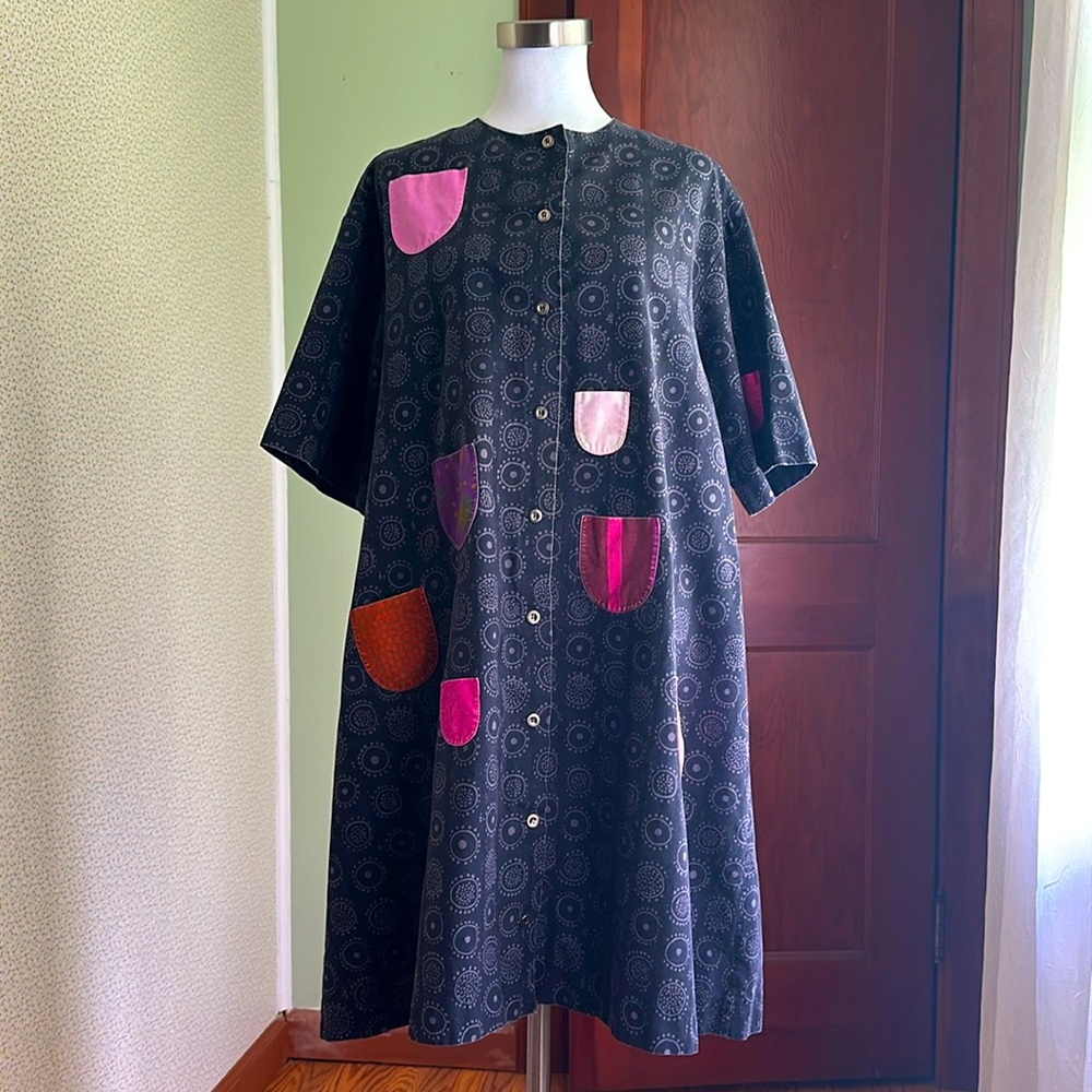 VINTAGE Marimekko Pocket Dress, Size M